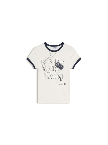 Short sleeve print T-shirt