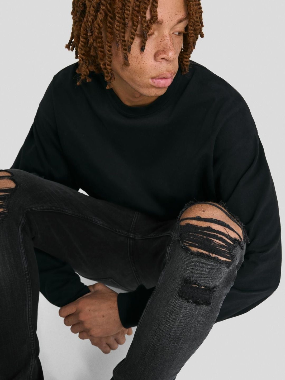 Ripped superskinny jeans