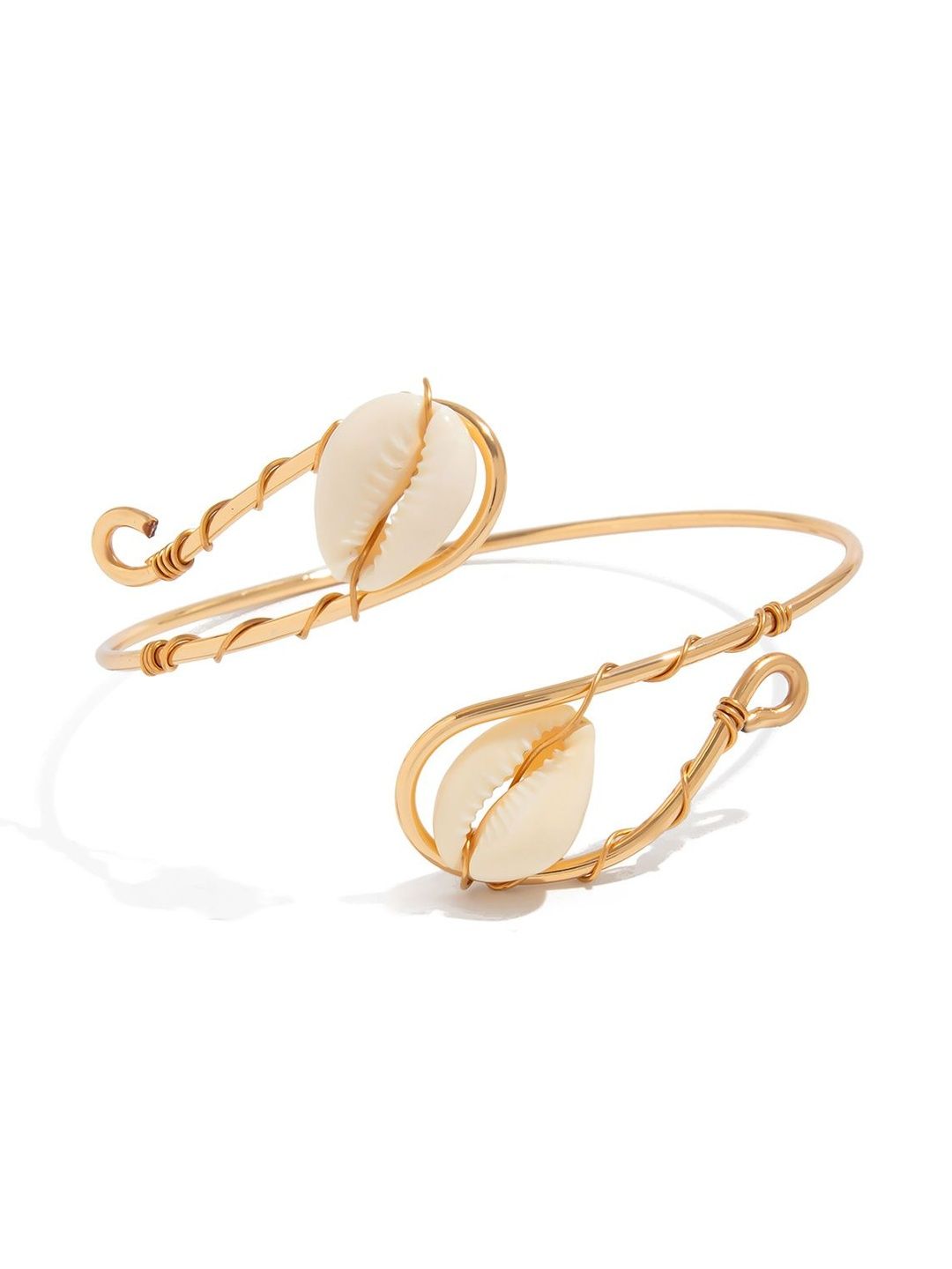 Women Gold-Plated Cuff Bracelet