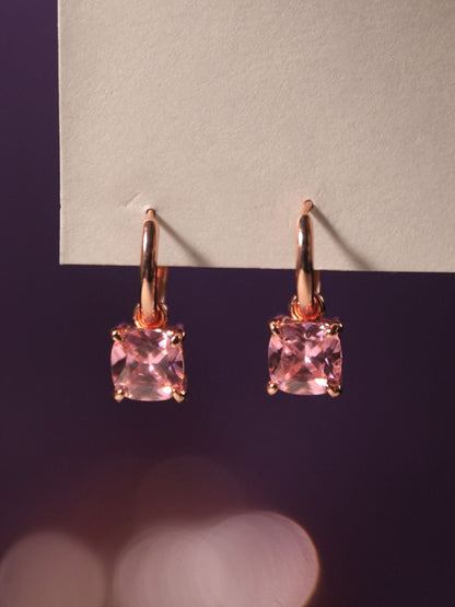 SALTY Contemporary Cupid's Gem Hoop Earrings