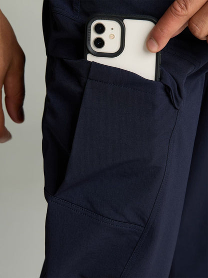 Navy Stride Cargo Pants