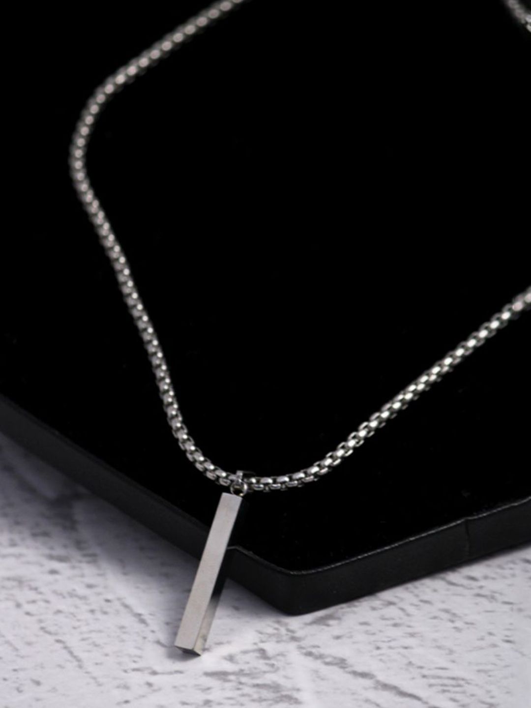 SALTY Pack of 2 Men Branche Silver Chain