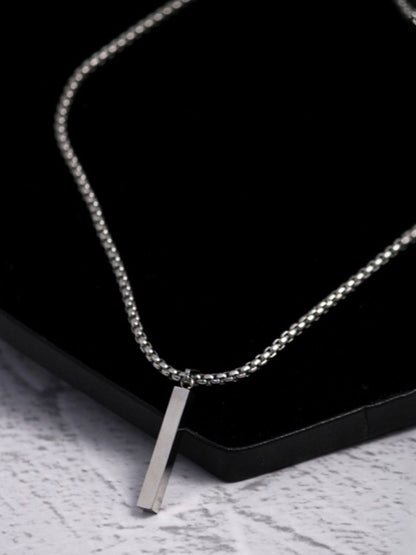 SALTY Pack of 2 Men Branche Silver Chain