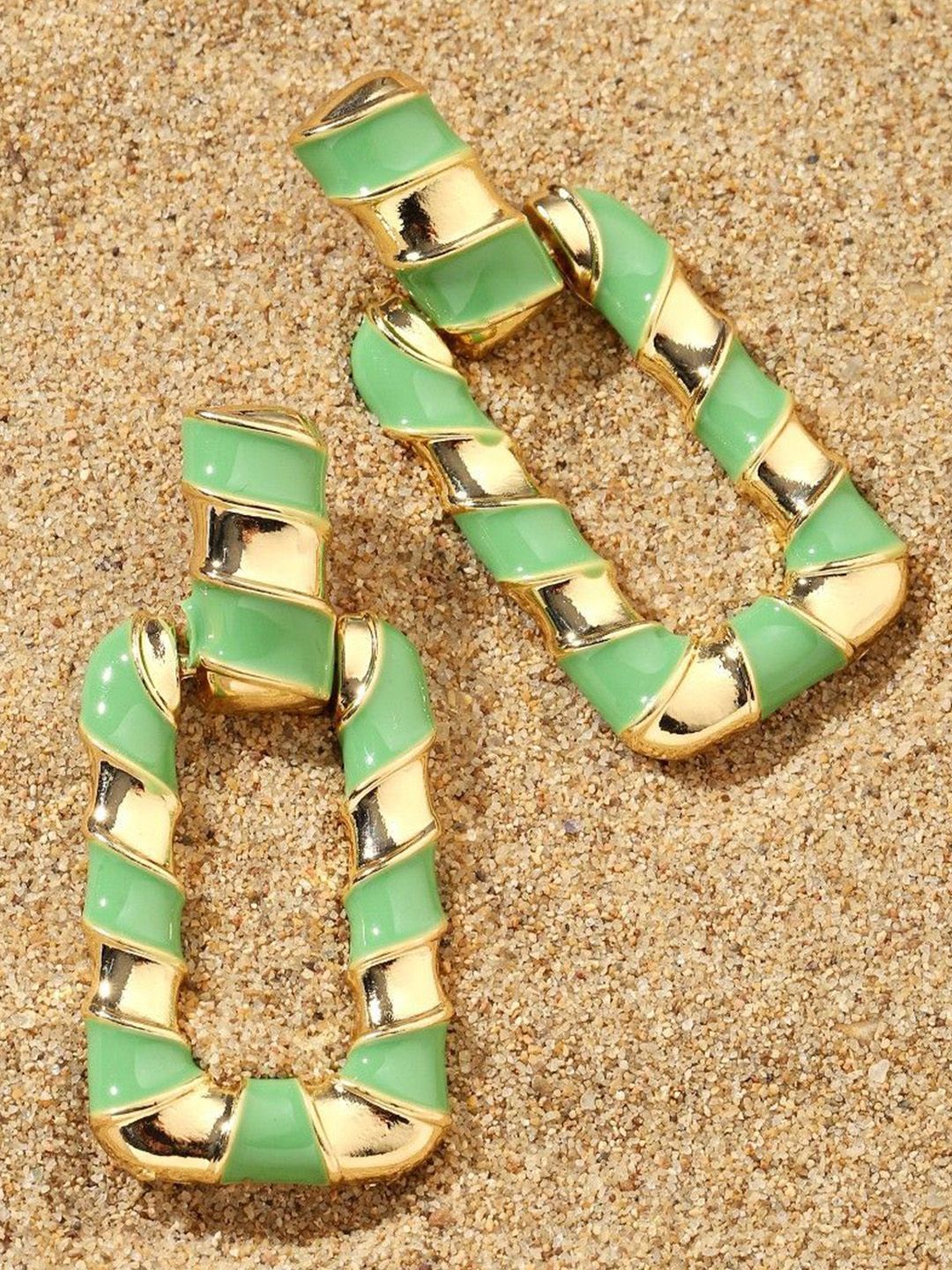 SALTY Gleaming Earthy Luxury Drop Earrings