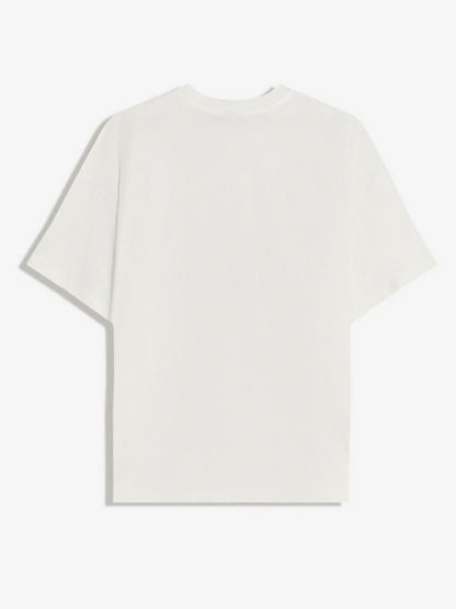 Printed short sleeve oversize T-shirt