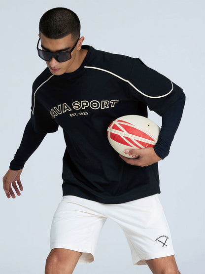 Black Oversized Jersey
