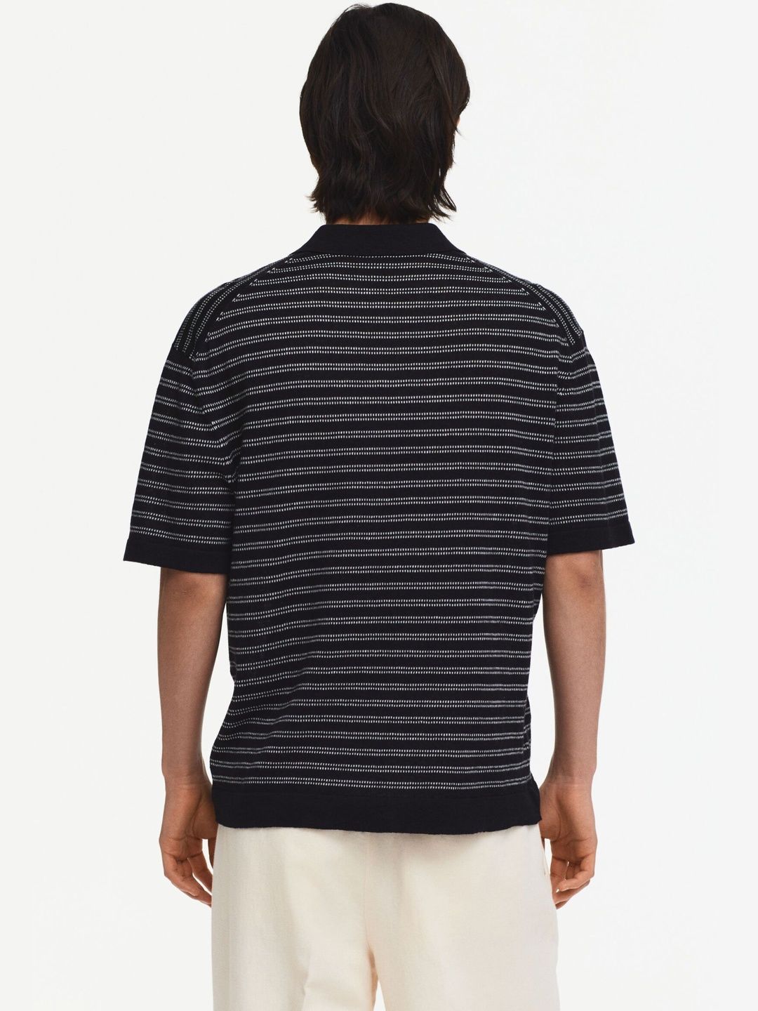 Regular Fit Linen-Blend Polo Shirt