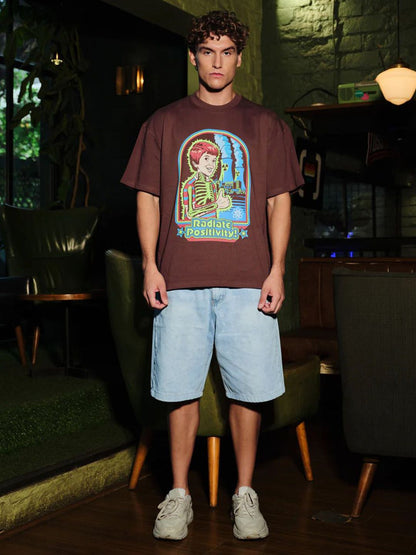 Steven Rhodes Men Radiate Positivity Oversized T-Shirt