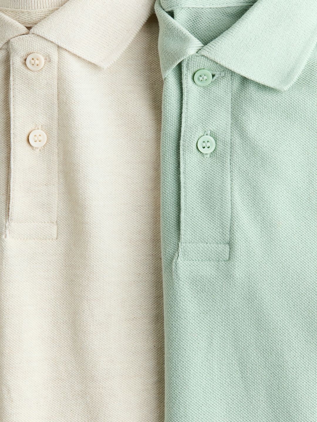 Pack Of 2 Cotton Piqu Polo Shirts