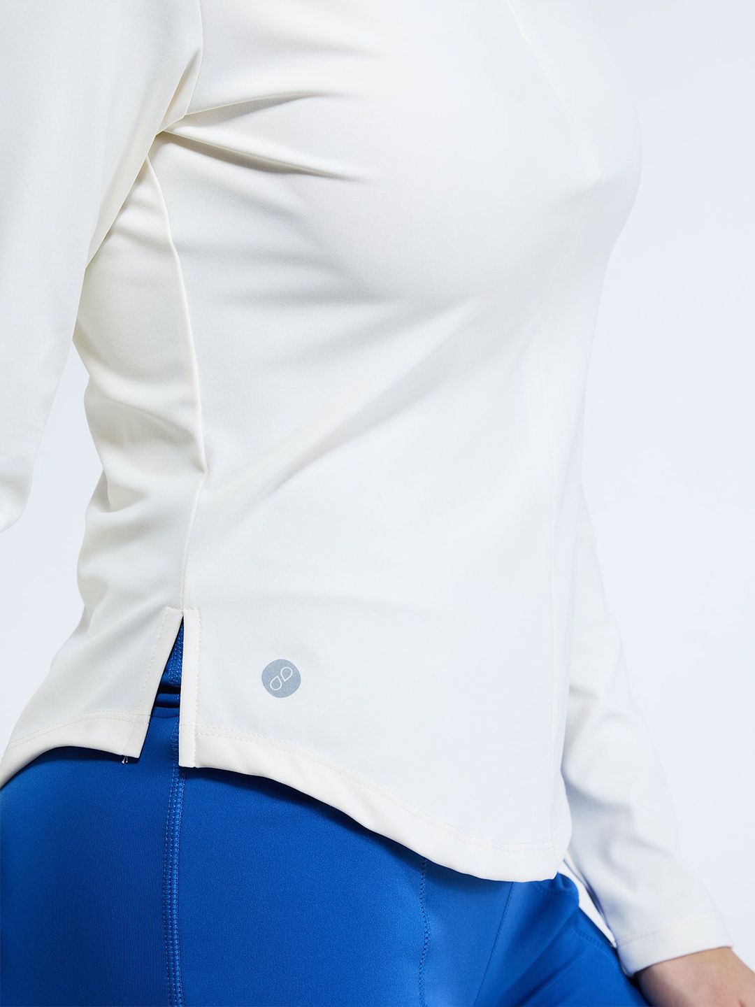 Women Ivory Zip-It-Up Top