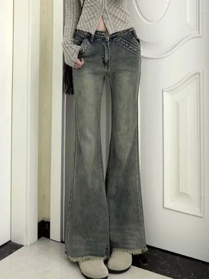 Women Flared Mid-Rise Light Fade Jeans