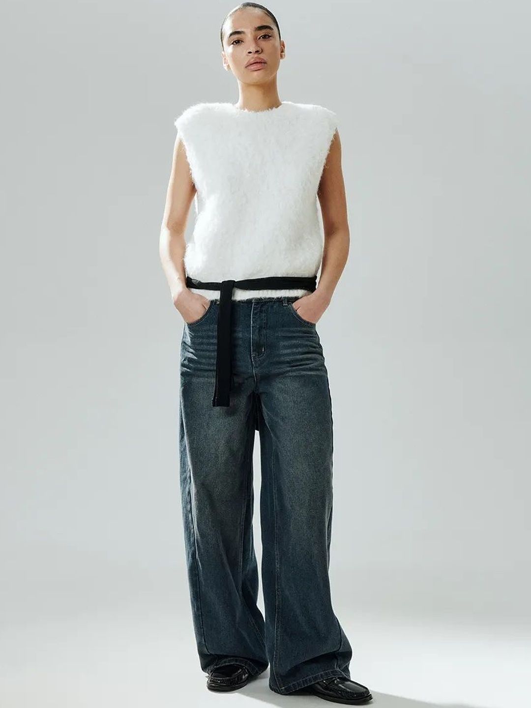 Women Smart Regular Fit High-Rise Light Fade Stretchable Jeans