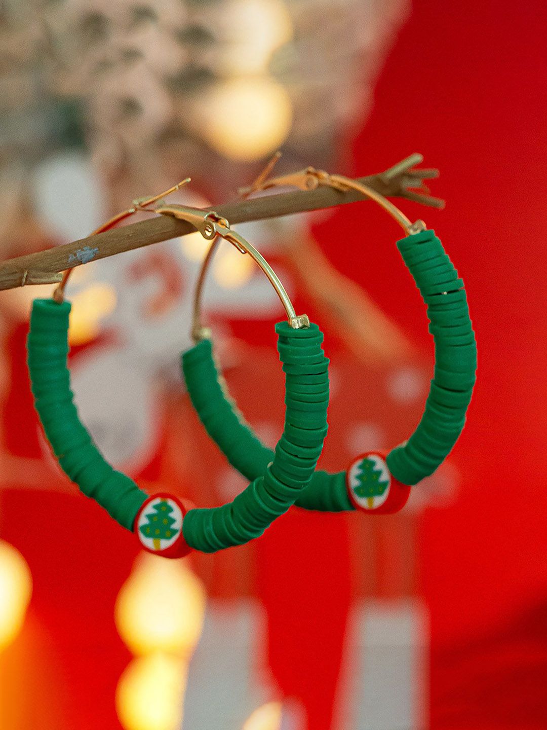 Circular Half Hoop Earrings