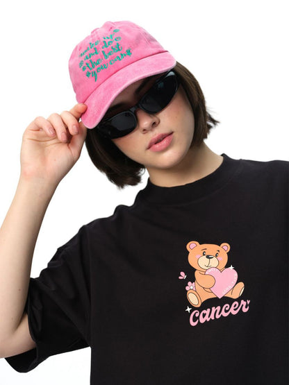 Women Cancer Core Oversized T-Shirt