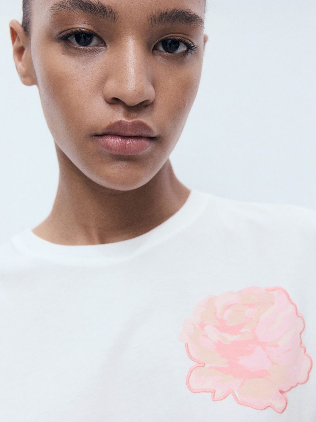 Women Floral Printed Pure Cotton T-shirt