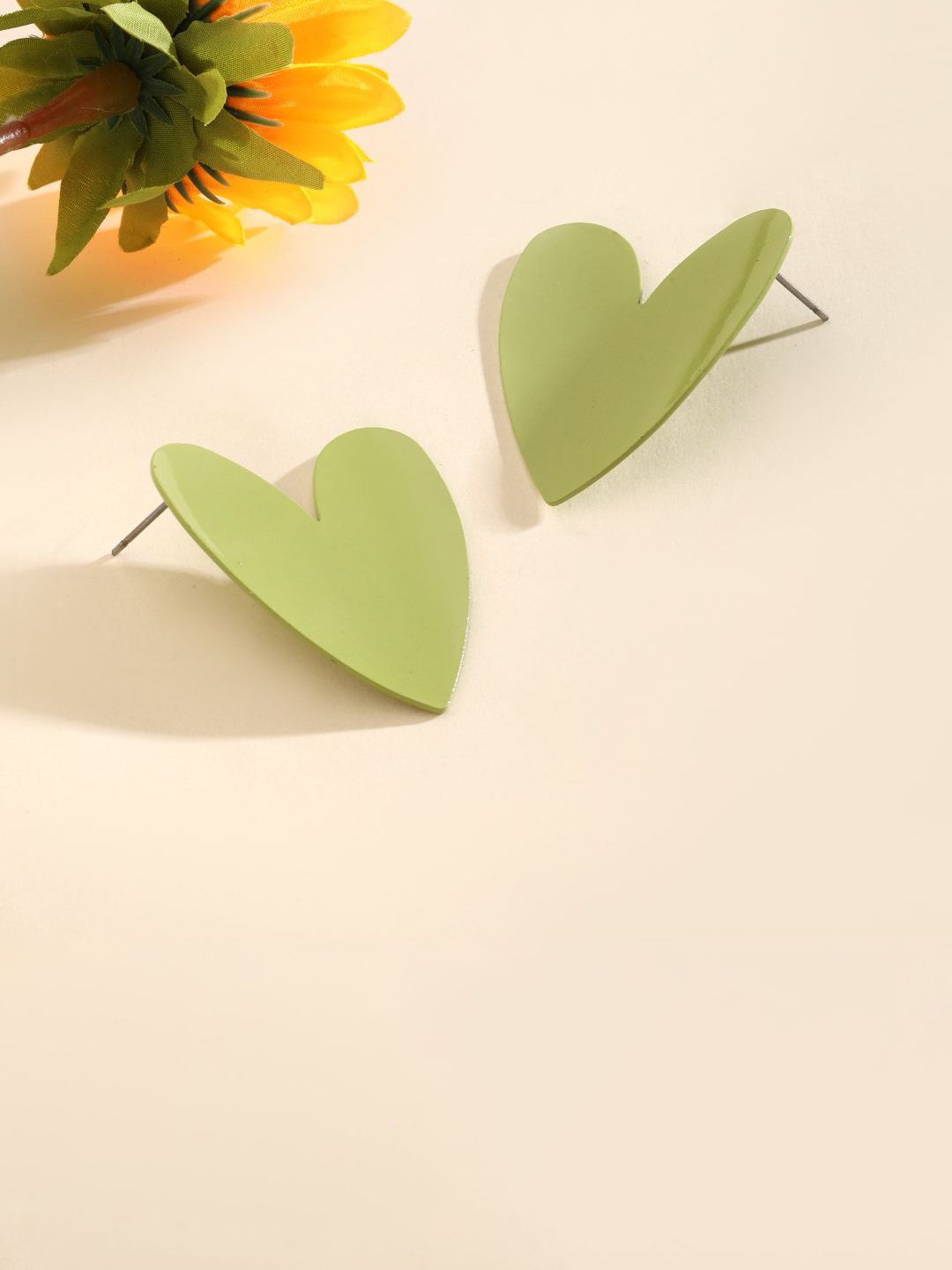 SALTY Heart Shaped Oversized Studs