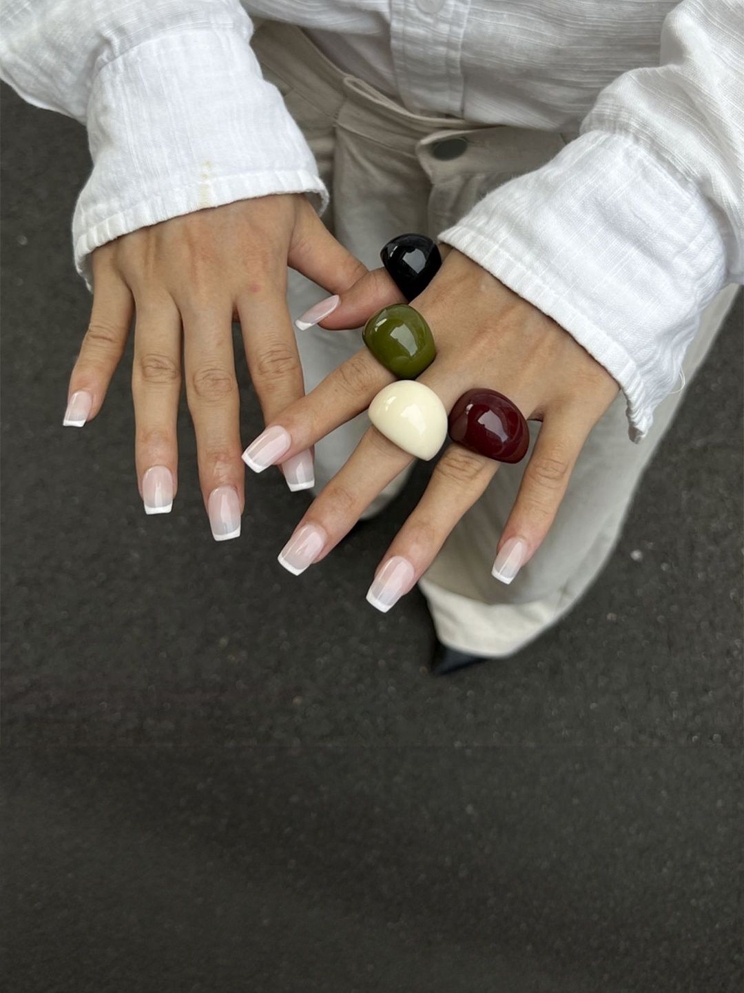 Women Resin Finger Ring