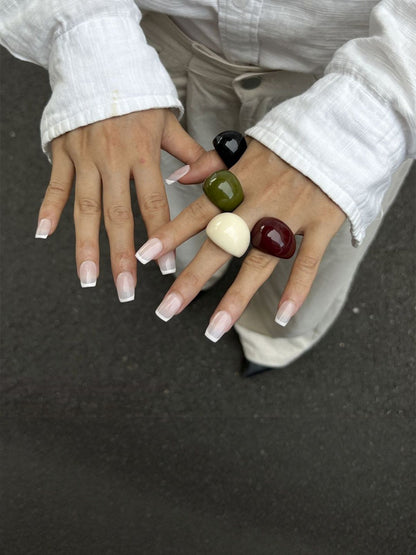 Women Resin Finger Ring
