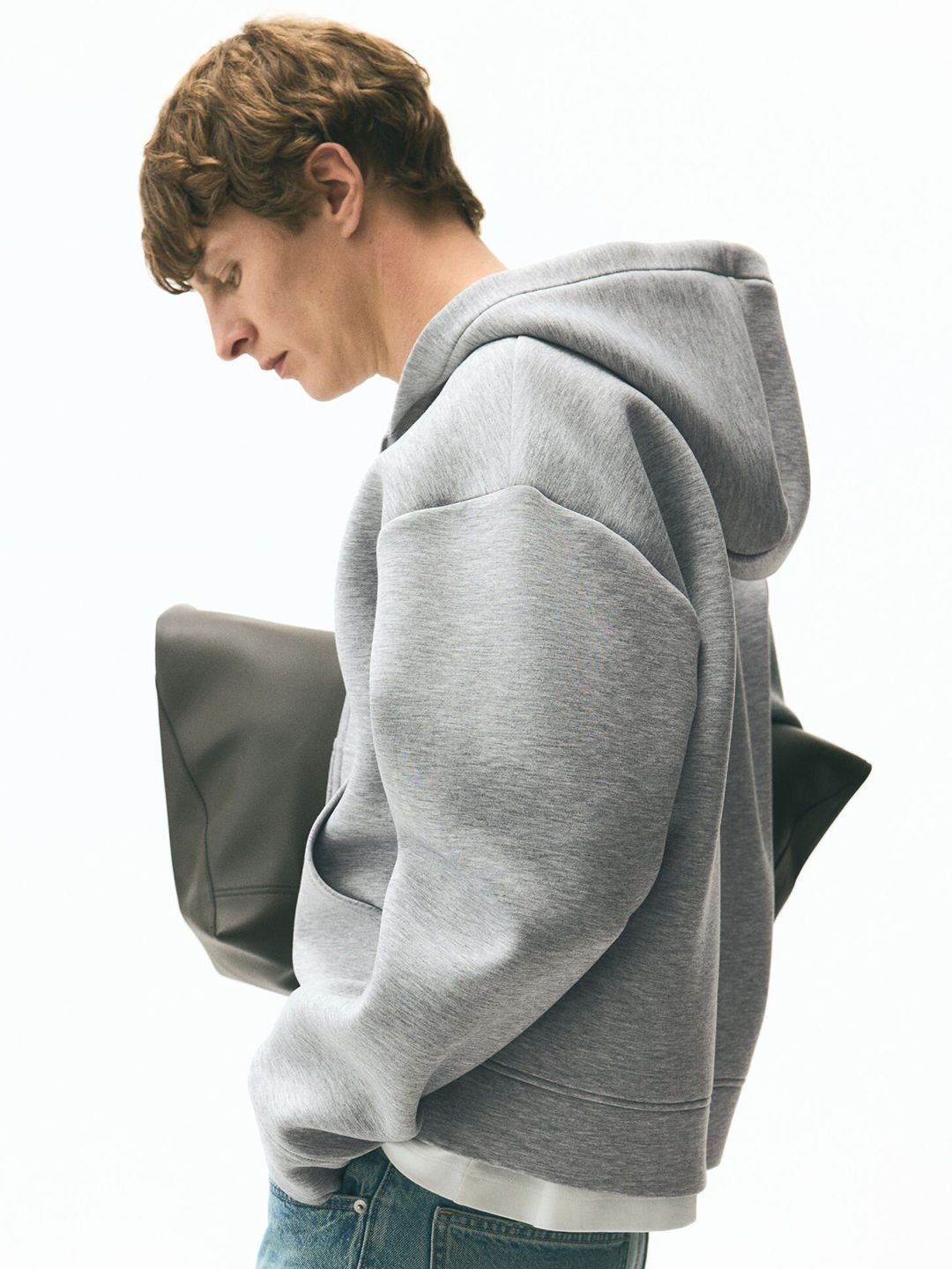 Loose Fit Zip-Through Hoodie