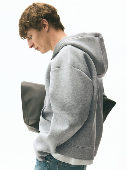 Loose Fit Zip-Through Hoodie