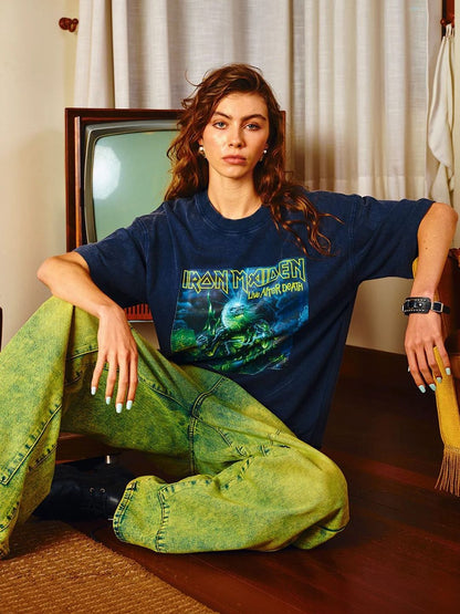 Women Printed Pockets T-shirt