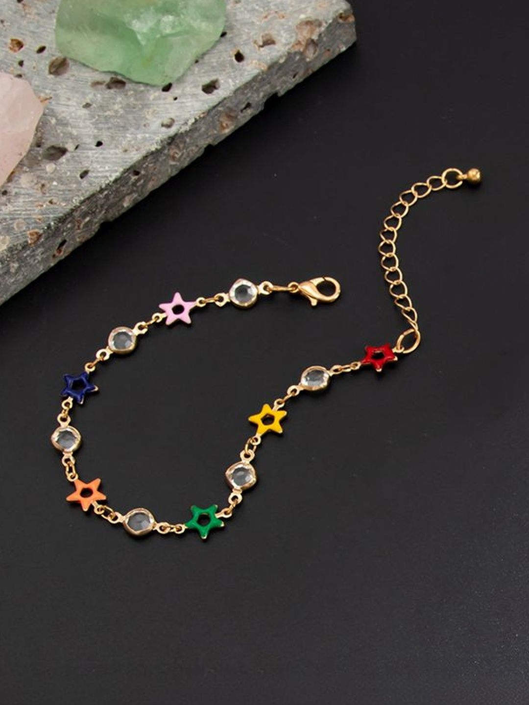 Men Gold-Plated Multistrand Bracelet