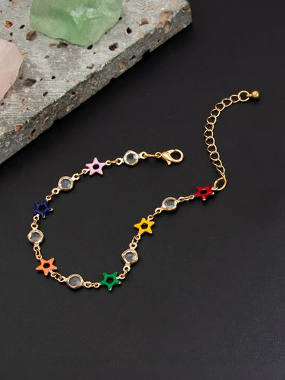Men Gold-Plated Multistrand Bracelet