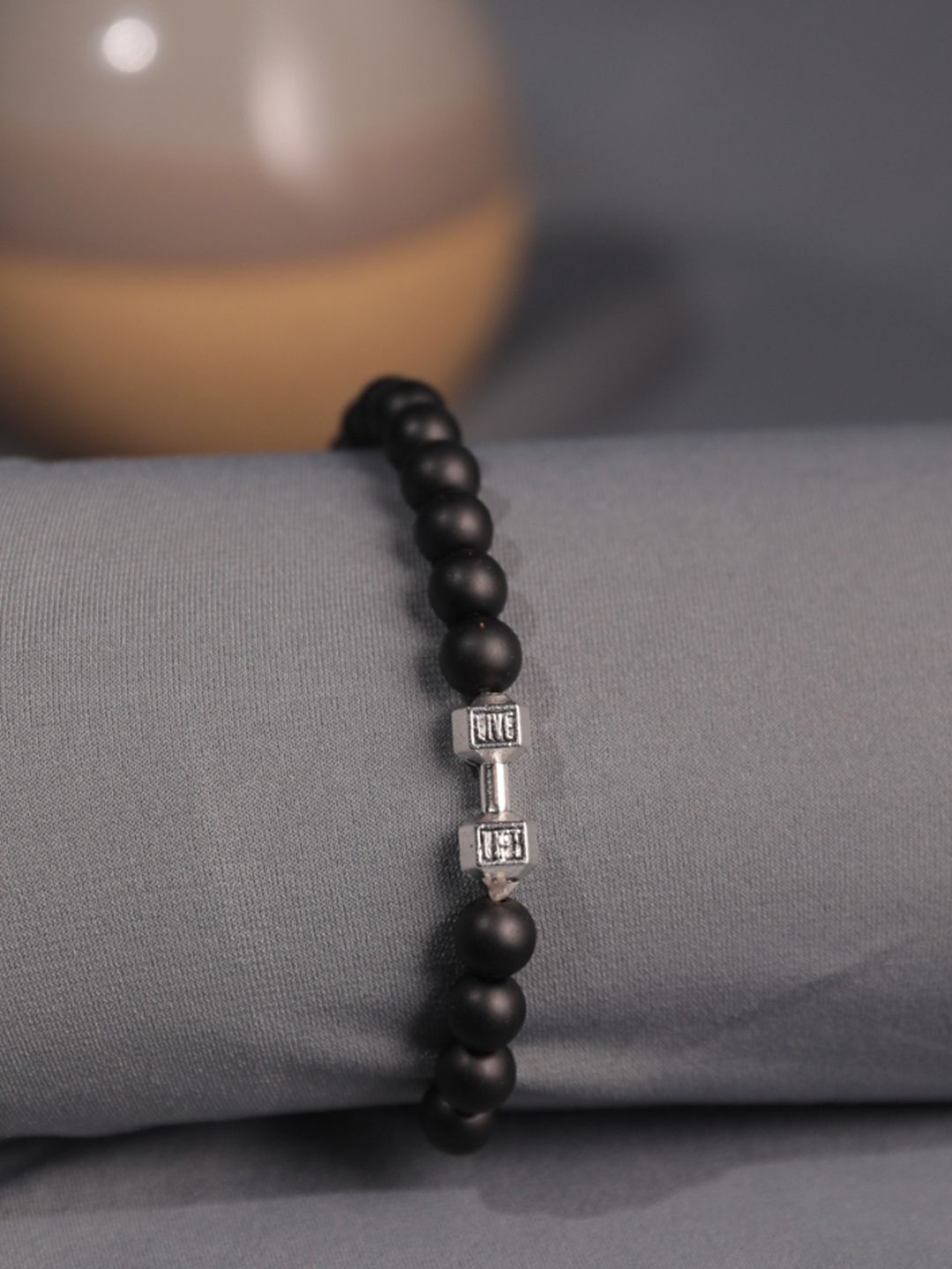 SALTY Men Strength Beads-Beaded Elasticated Bracelet