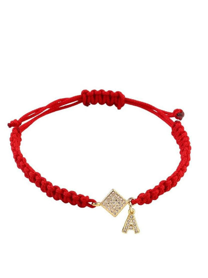 SALTY Women Artificial Stones Studded Stainless Steel Charm Bracelet