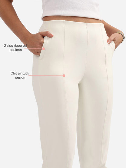 Women Original Ultimate Straight Pants Fit High-Rise Trousers