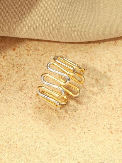 SALTY Golden Tides Band Finger Ring