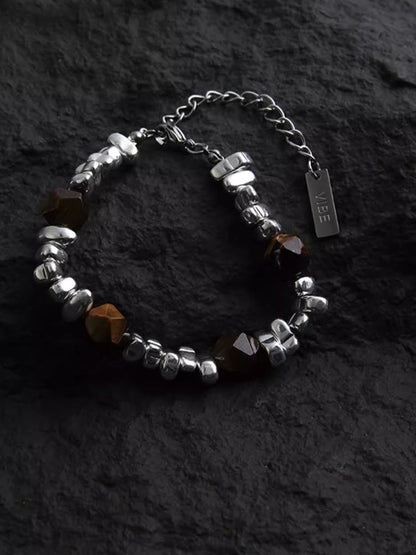 Men Silver-Plated Link Bracelet