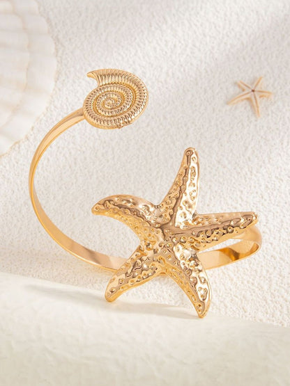 Women Gold-Plated Cuff Bracelet