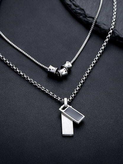 Stainless Steel Silver-Plated Chain