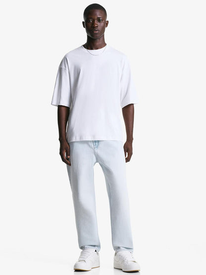 Men Tapered loose fit jeans