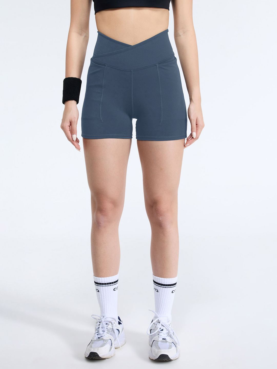 Blue Hourglass Booty Shorts