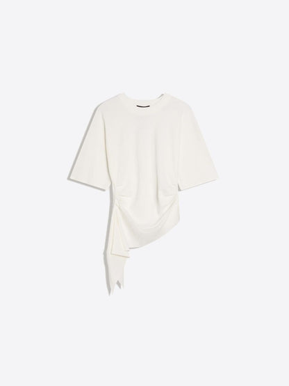 Short sleeve ruched T-shirt