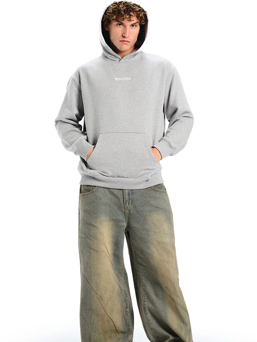 Signature Grey Melange Hoodie