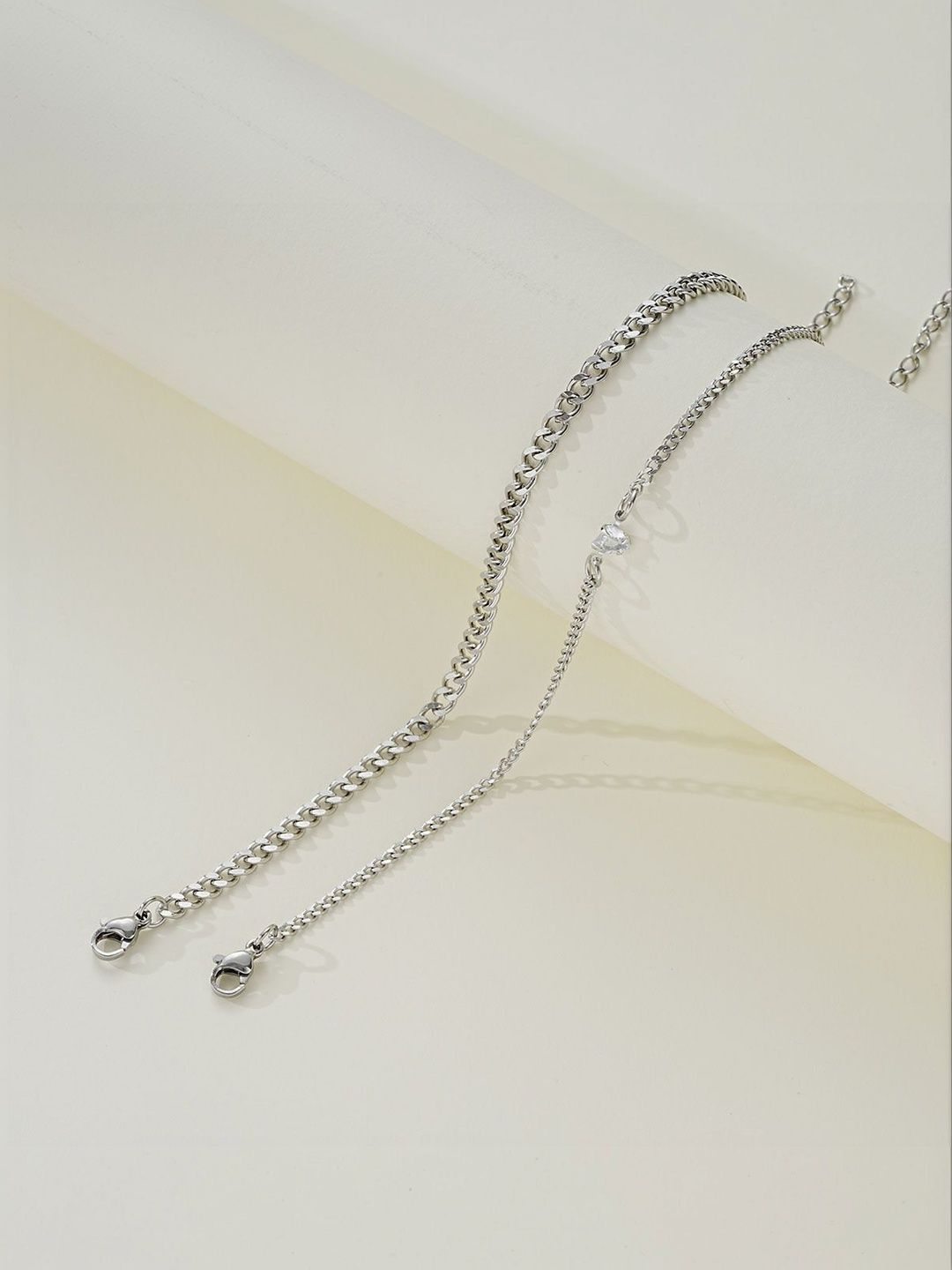 Women 2 Silver-Plated Wraparound Bracelet