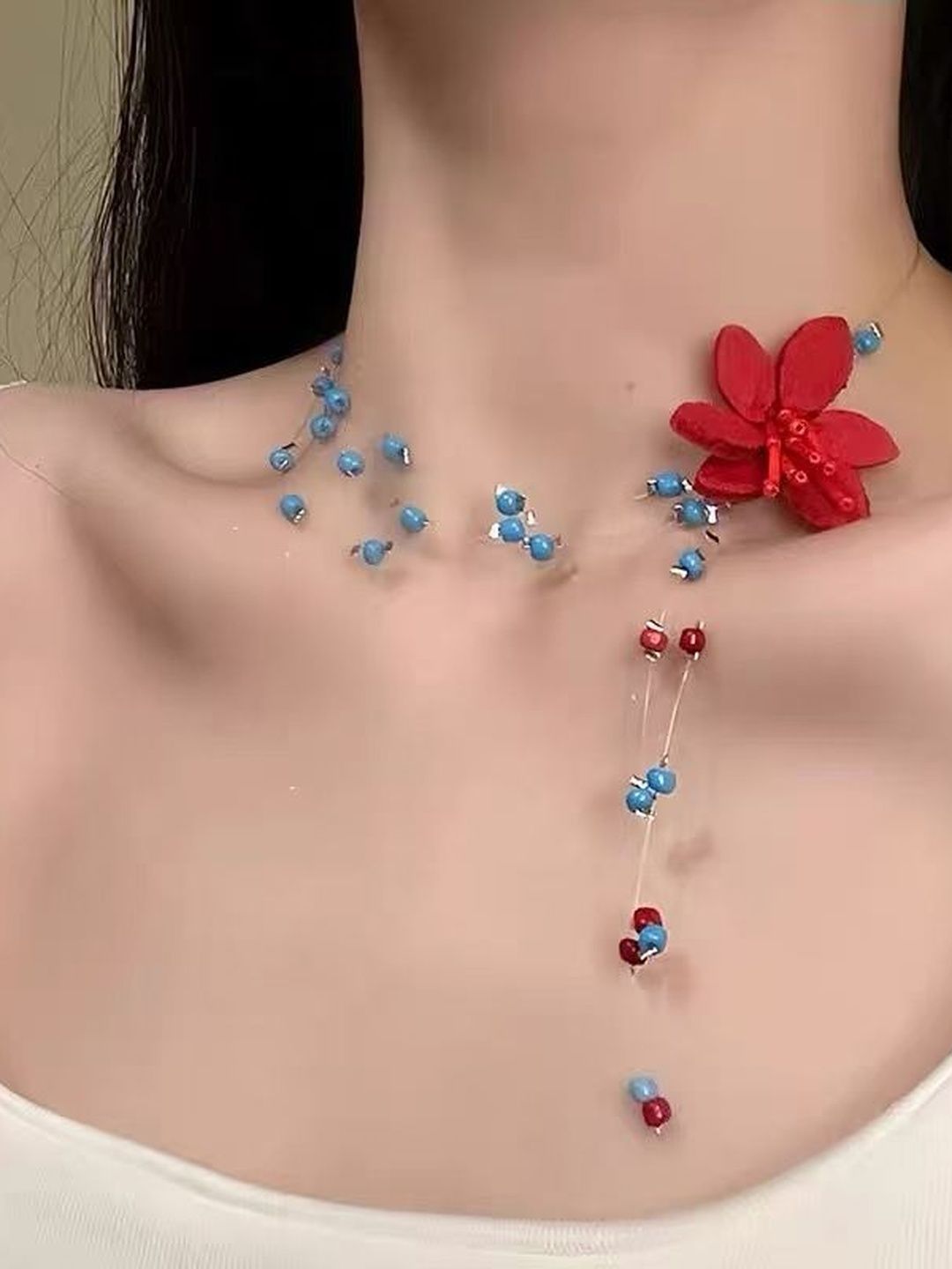Hand Painted Necklace