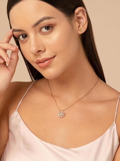 SALTY Artificial Stones Studded Heart Evil Eye Jewellery Set