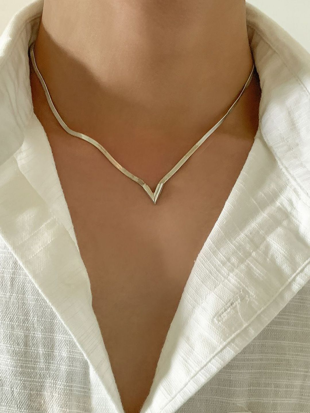 Silver-Plated Minimal Chain
