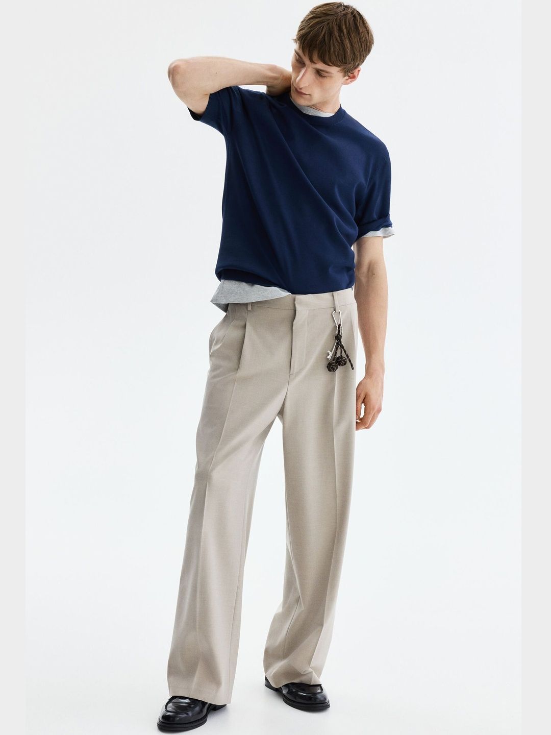 Slim Fit Knitted T-Shirt
