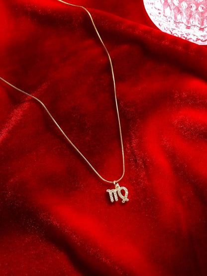 SALTY Set Of 2 Cancer & Virgo Pendant With Chain