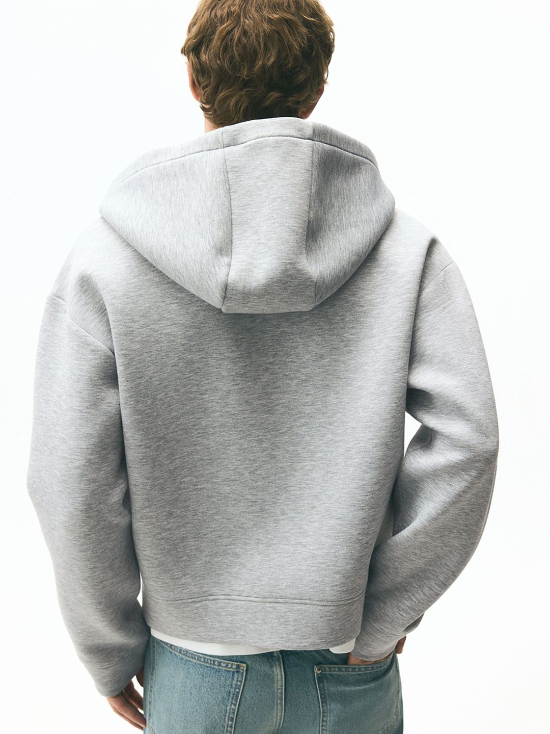 Loose Fit Zip-Through Hoodie