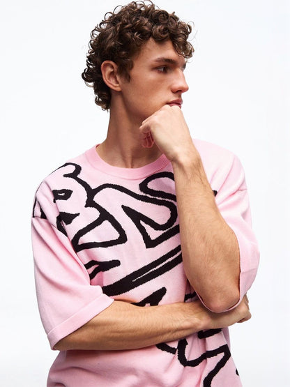 Short sleeve print T-shirt