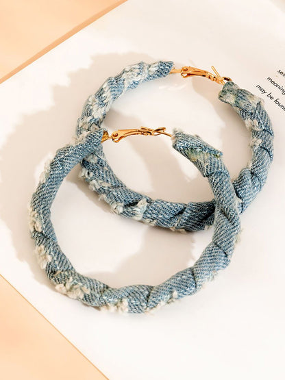 Circular Half Hoop Earrings