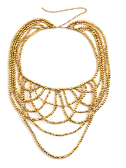 Gold-Plated Layered Body Chain