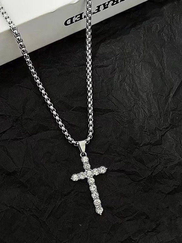 SALTY Pack of 2 Men Cross Of Calvary Pendant