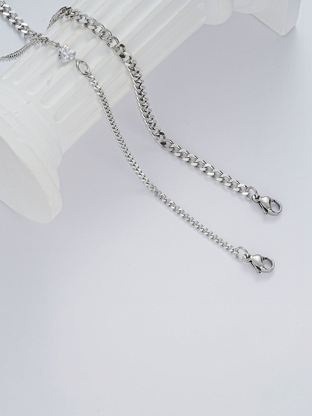 Women 2 Silver-Plated Wraparound Bracelet